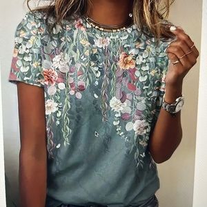 Beautiful floral tee shirt
